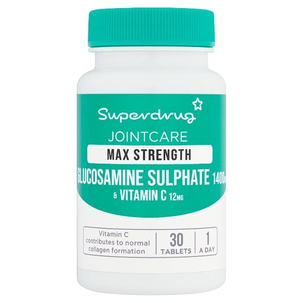 Superdrug Max Strength Glucosamine 1400mg With Vit C 30s