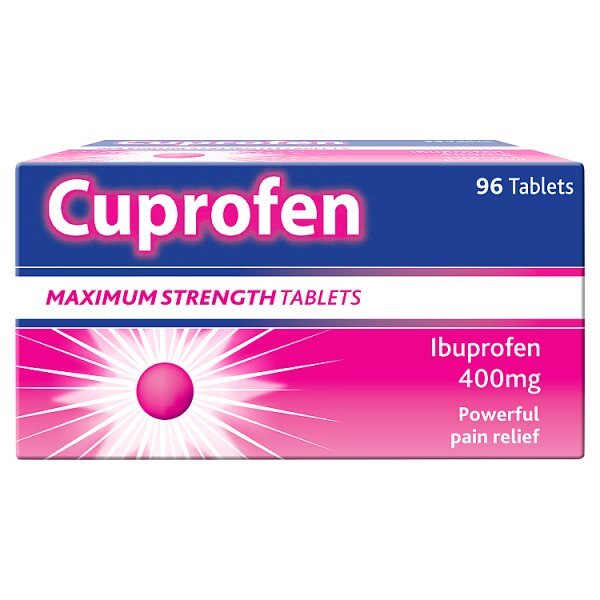 Cuprofen Max Strength 400mg - 96 Tablets