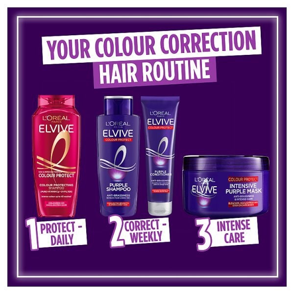 L'Oréal Paris Elvive Colour Protect Purple Conditioner 150ml