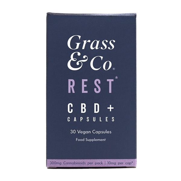 Grass & Co. Rest 300Mg Cbd+ With Lavender Capsules