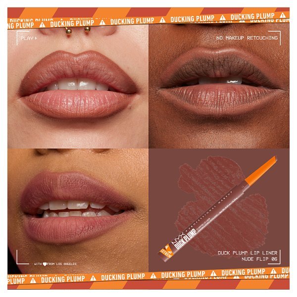 NYX Professional Makeup Duck Plump Plumping Lip Liner Nude Flip