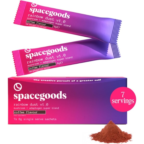 Spacegoods Rainbow Dust 7 Day Pack - Coffee