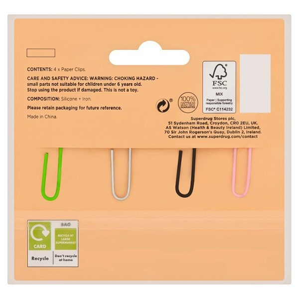 Superdrug Fantasy Paper Clips