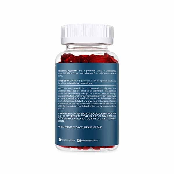 Novomins Ashwagandha Gummies 60 Gummies