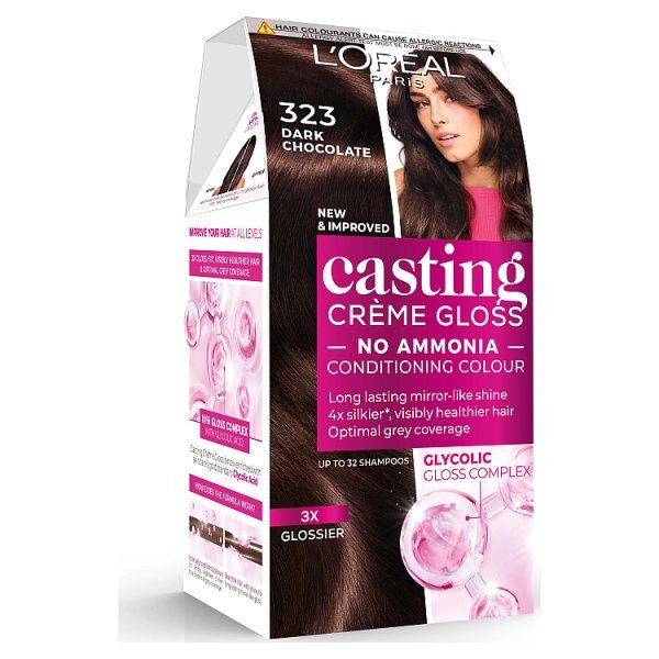L'Oréal Casting Crème Gloss 323 Dark Chocolate Hair Dye