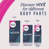 Veet Expert Cold Wax Strips Bikini Sensitive 30s