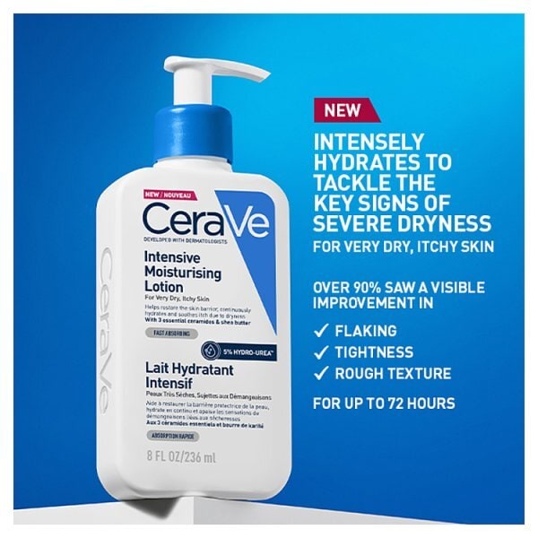 CeraVe Intensive Moisturising Lotion for Very Dry, Itchy Skin 236ml