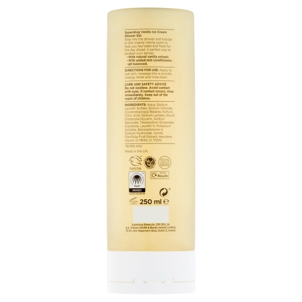 Fruity Vanilla Ice Cream Shower Gel Limited Edition