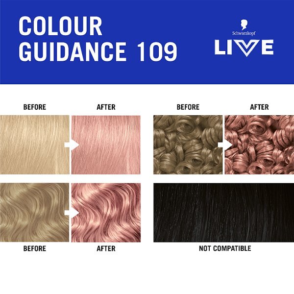 Schwarzkopf LIVE 101 Cool Rose Permanent Hair Dye