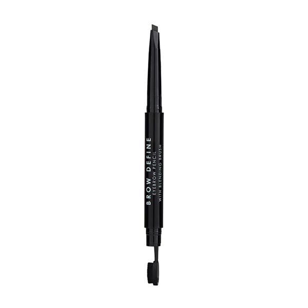 MUA Brow Define Brow Pencil W/Blending Brush Black 001