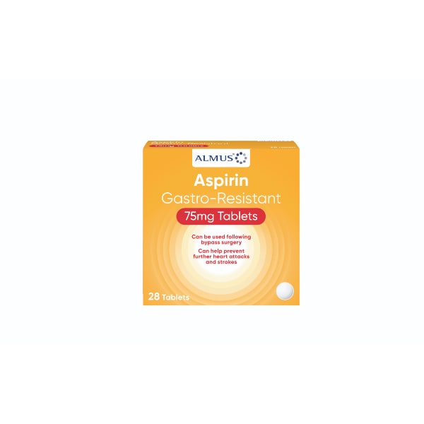 Almus Aspirin 75mg Dispers Tablet 100