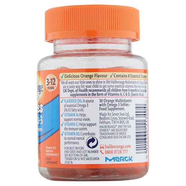 Haliborange Orange Omega 3 - 30 Softies