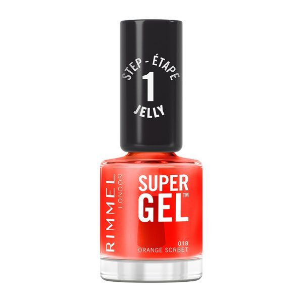 Rimmel Super Gel Jelly Nails 018 Orange Sorbet