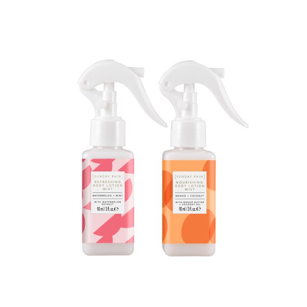 Sunday Rain Refresh & Nourish Body Lotion Mist Set