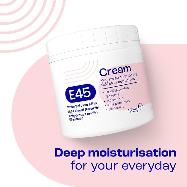 E45 Dermatological Moisturising Cream 125g