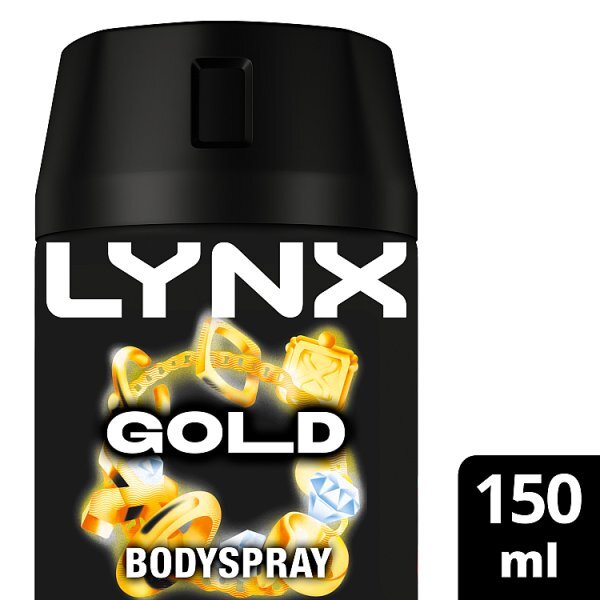 DNR Lynx Deodorant Bodyspray Aerosol Gold 150ml
