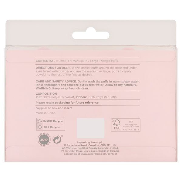 Studio London Triangle Puffs 8pk