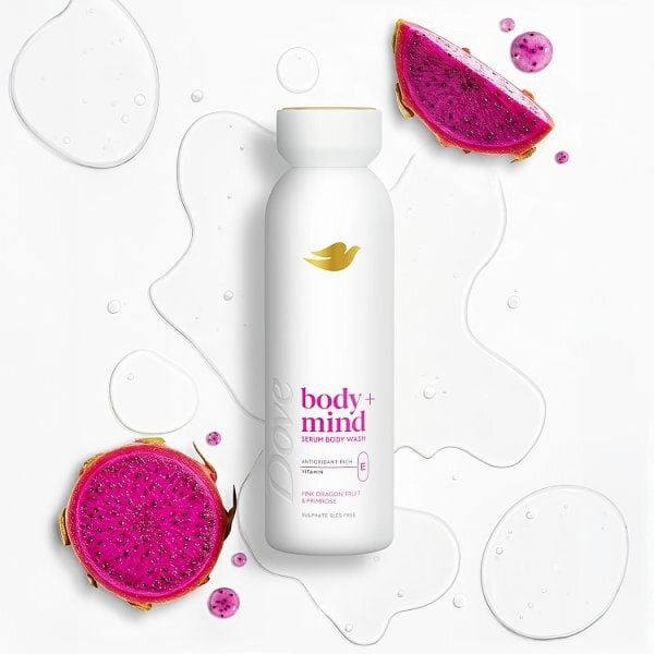 Dove Body Wash Body+Mind Dragon Fruit & Primrose 350ml
