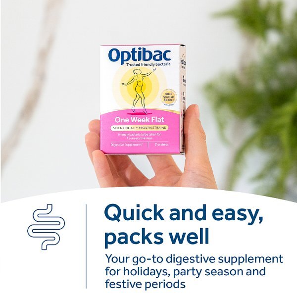 Optibac Probiotics One Week Flat - 7 Sachets