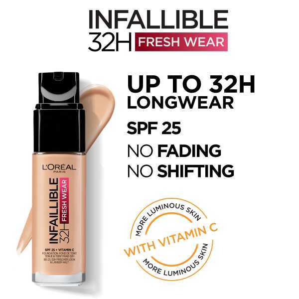 L'Oreal Paris Infallible 32H Freshwear Foundation 365 Deep Golden