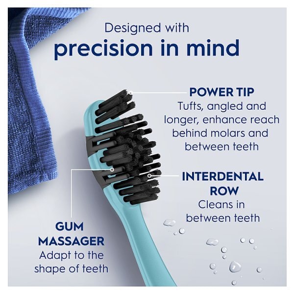 Oral-B Pro-3D White Charcoal Manual Toothbrush