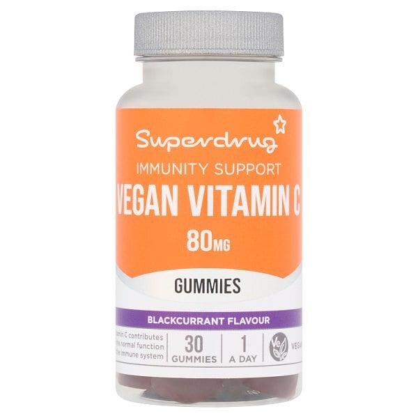 Superdrug Vegan Vitamin C Gummies 30s