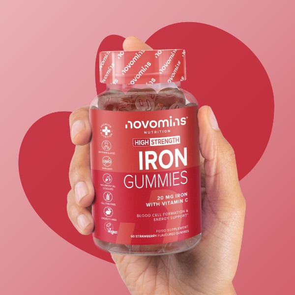 DNR Novomins Iron Gummies 60 Gummies
