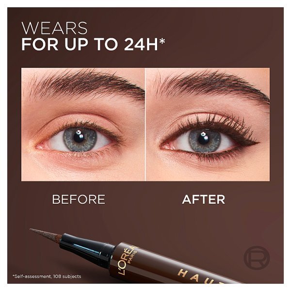 L'Oréal Paris Haute Precision Felt-Tip Eyeliner Brun Leather