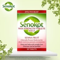 Senokot Max Strength Tablets x 24