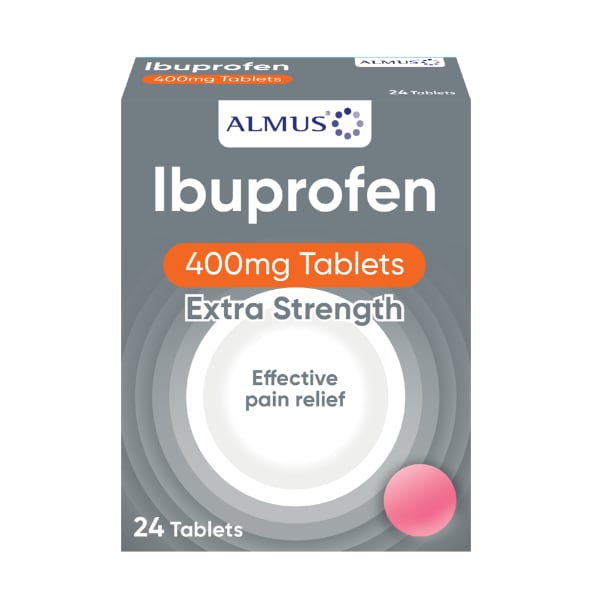 Almus Ibuprofen Tablets 400mg 24s