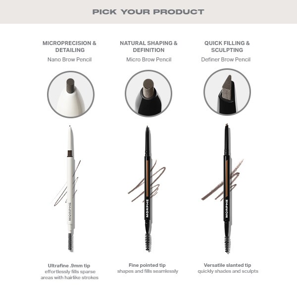 Morphe Nano Brow Pencil - Cold Brew