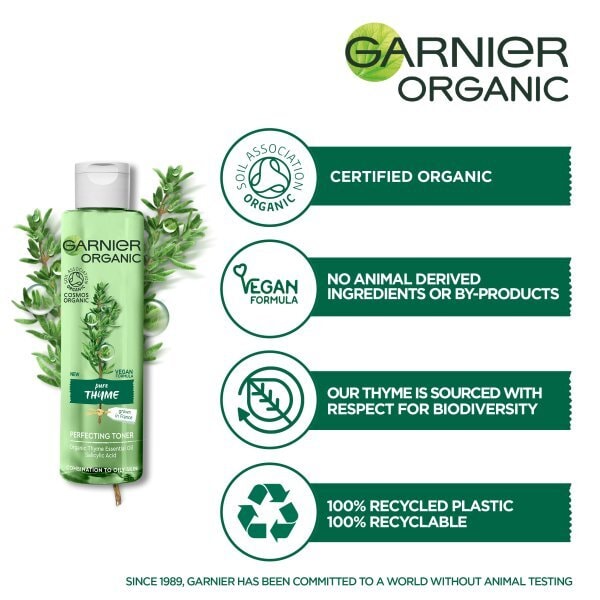 DNR Garnier Organic Thyme Toner 150ml