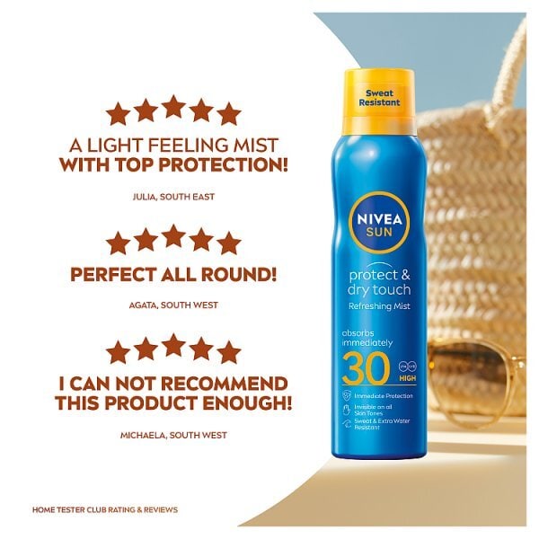 NIVEA SUN Cooling Suncream Mist SPF30 Protect&Refresh 200ml