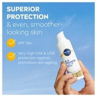 Nivea Sun Uv Face 2In1 Primer Daily Serum Spf50+ 30Ml