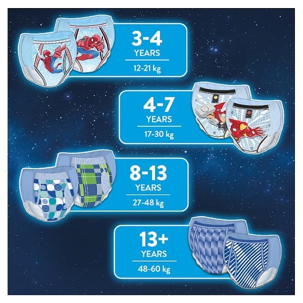 Huggies DryNites 4-7 Years Boy's Pyjama Pants x 10
