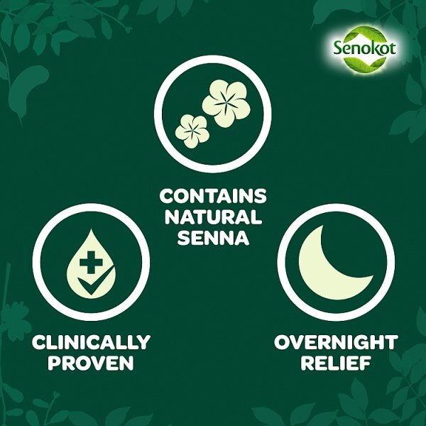 Senokot 7.5mg Tablets Adult Senna Laxative Constipation 20s