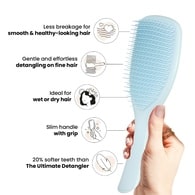 Tangle Teezer Large Ultimate Detangler Fine Seafoam Blue