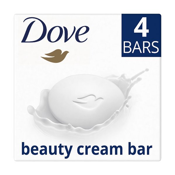 Dove Moisturising Soap Beauty Cream Bar 4X90g