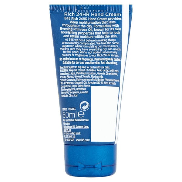 DNRAD E45 Rich Hand Cream 50ml