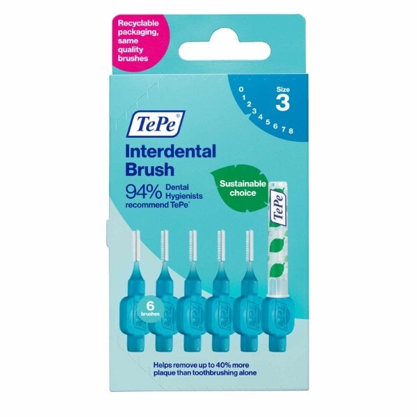 TePe Interdental brushes X6  - Blue 0.6