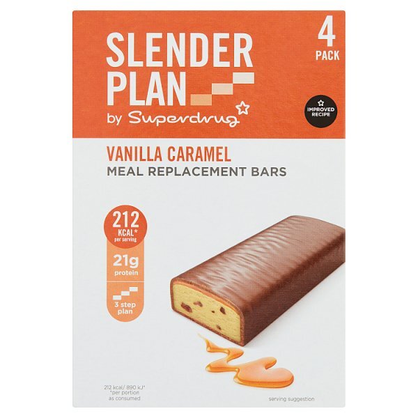 Slenderplan Vanilla Caramel Meal Replacement bar