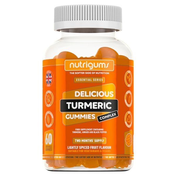 Nutrigums Tumeric, Black Pepper & Ginger Gummies 60Pk