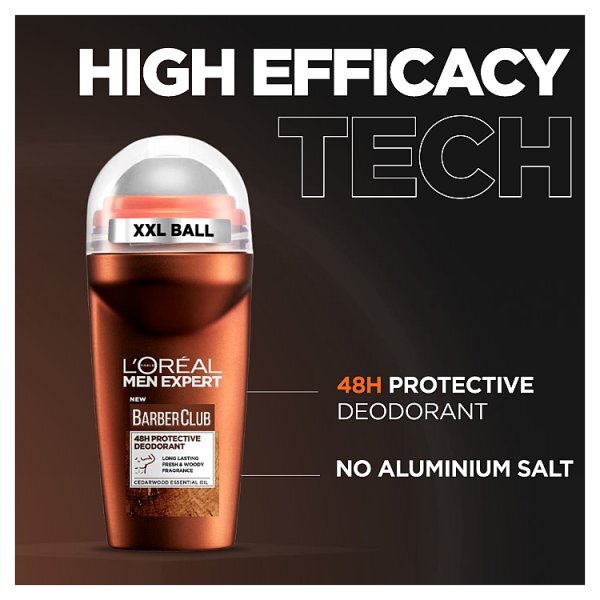L'Oreal Paris Men Expert BarberClub Roll On Deodorant 50ml