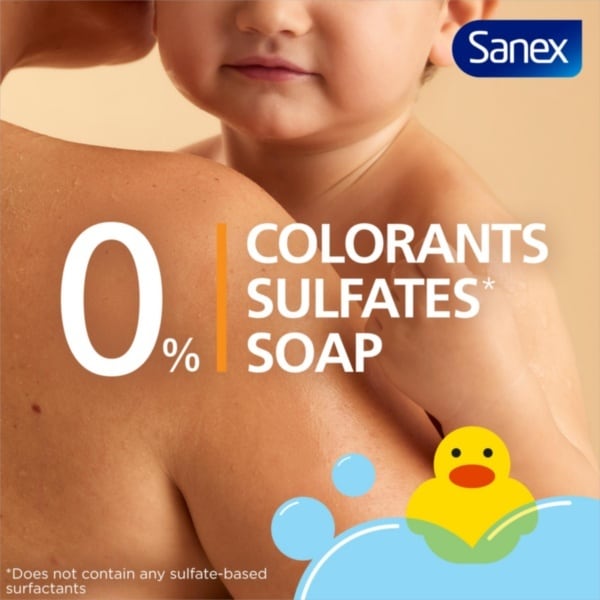 Sanex Zero% Nourishing Baby Bath Foam & Shampoo 450ml