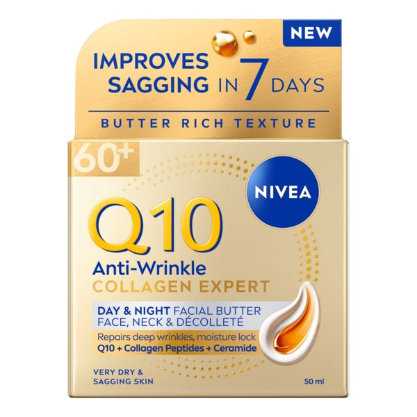 NIVEA Q10 Anti-Wrinkle Collagen Day & Night Face Butter 50ml