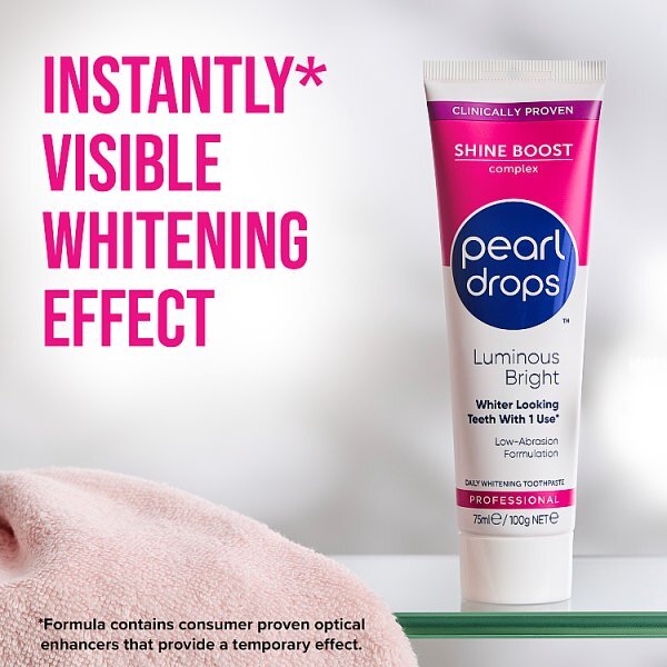 Pearl Drops Luminous Bright White Toothpolish 75ml