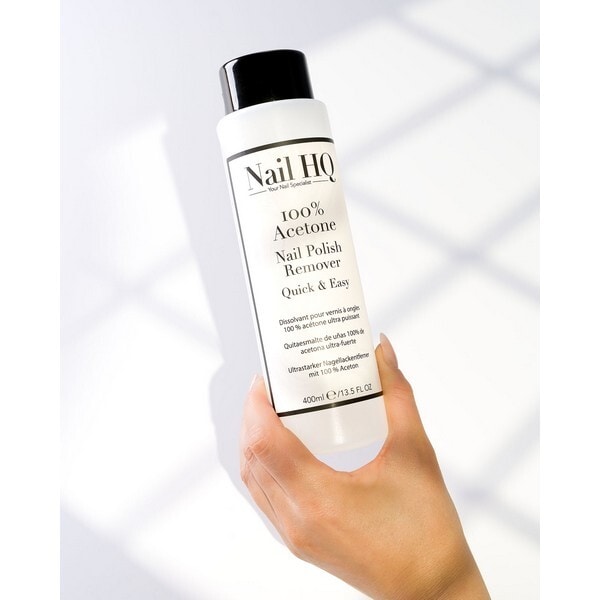 Nail HQ 100% Acetone Nail Polish Remover 400ml