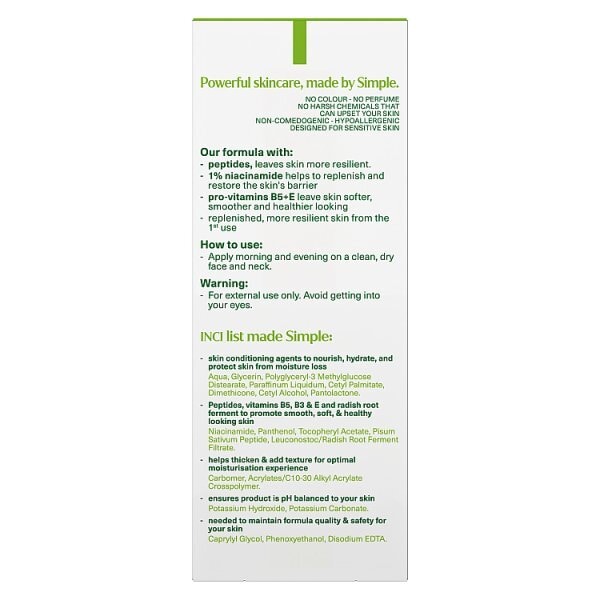 Simple Kind to Skin Hydrating Light Face Moisturiser 125ml