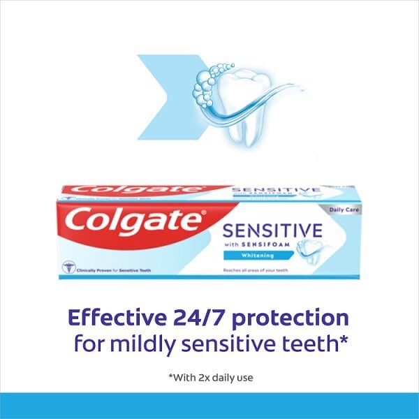Colgate Sensitive with Sensifoam Whitening Toothpaste 75ml