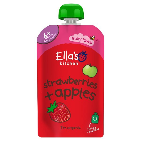 Ella's Kitchen Organic Strawberries & Apples 4m+ 120g
